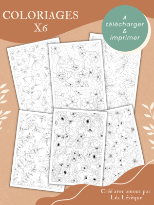 coloriages floraux