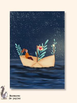 Carte double "Nuit enchantée"